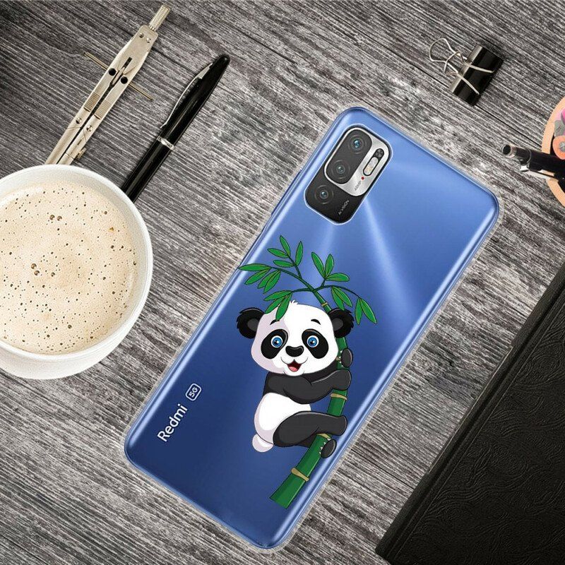 Etui do Poco M3 Pro 5G Panda Na Bambusie