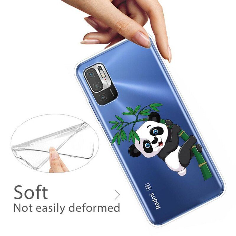 Etui do Poco M3 Pro 5G Panda Na Bambusie