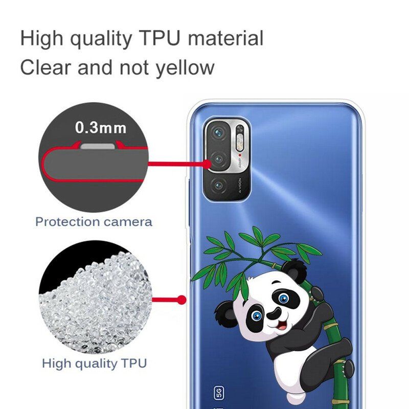 Etui do Poco M3 Pro 5G Panda Na Bambusie