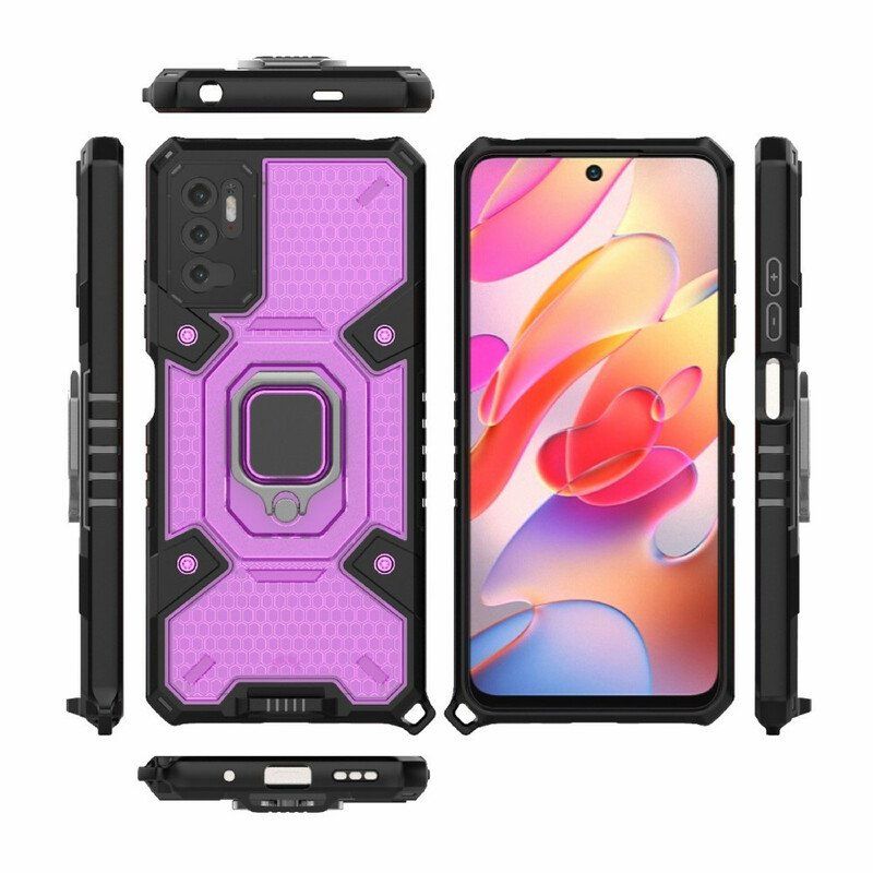 Etui do Poco M3 Pro 5G Plaster Miodu Z Pierścieniem