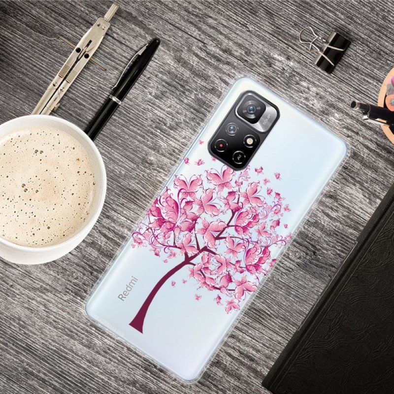 Etui do Poco M4 Pro 5G Drzewo Motyli