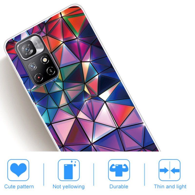 Etui do Poco M4 Pro 5G Elastyczna Geometria