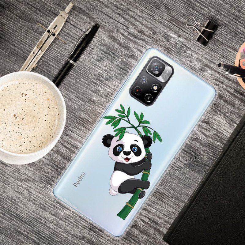 Etui do Poco M4 Pro 5G Panda Na Bambusie