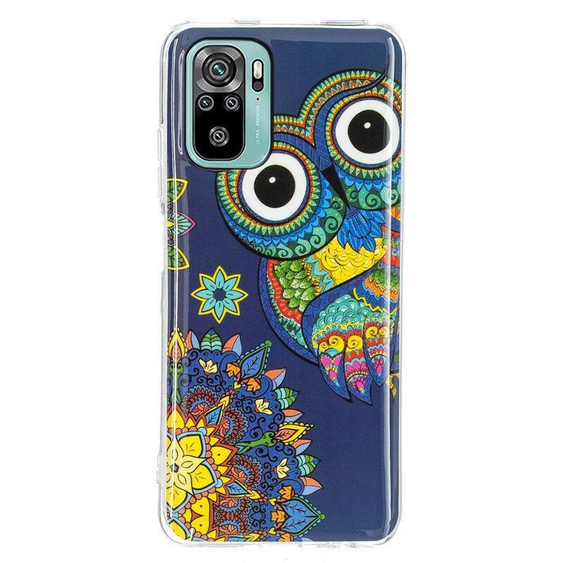 Etui do Poco M5s Fluorescencyjna Mandala Sowa