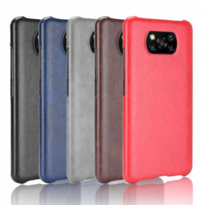 Etui do Poco X3 / X3 Pro / X3 NFC Skórzany Efekt Litchi Performance