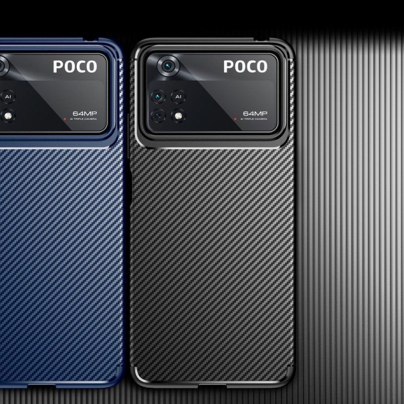 Etui do Poco X4 Pro 5G Elastyczne Włókno Węglowe