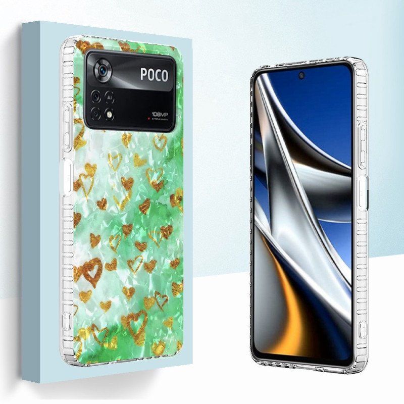 Etui do Poco X4 Pro 5G Stylowe Serca