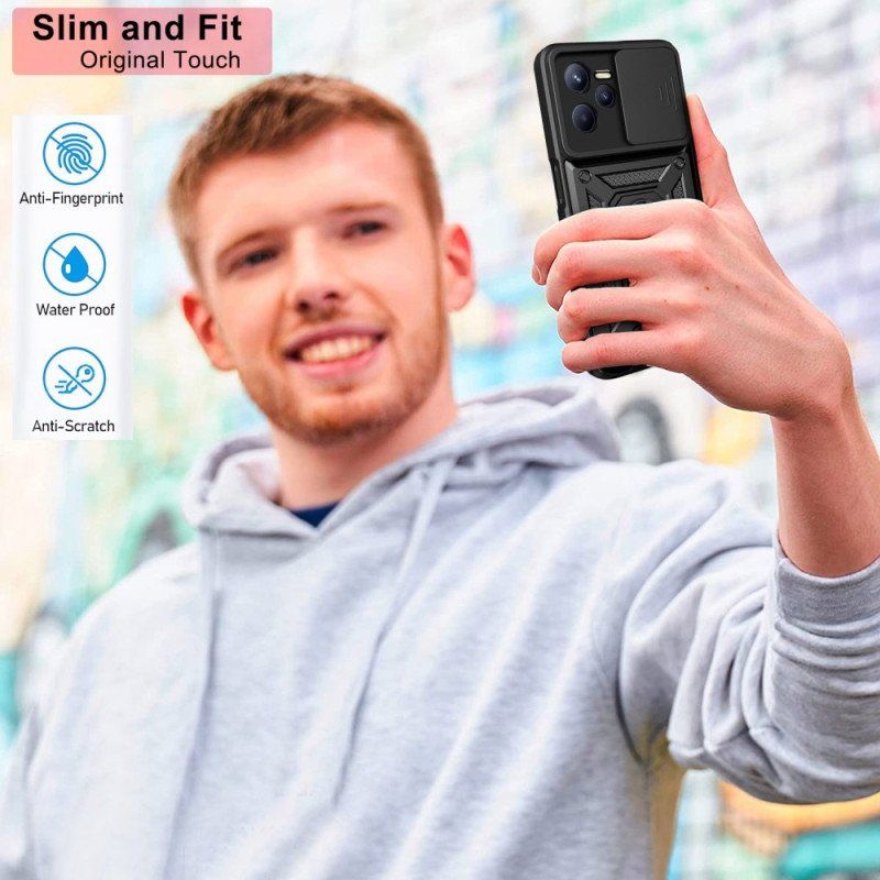 Etui do Realme C35 Camshield Z Pierścieniem Magnetycznym