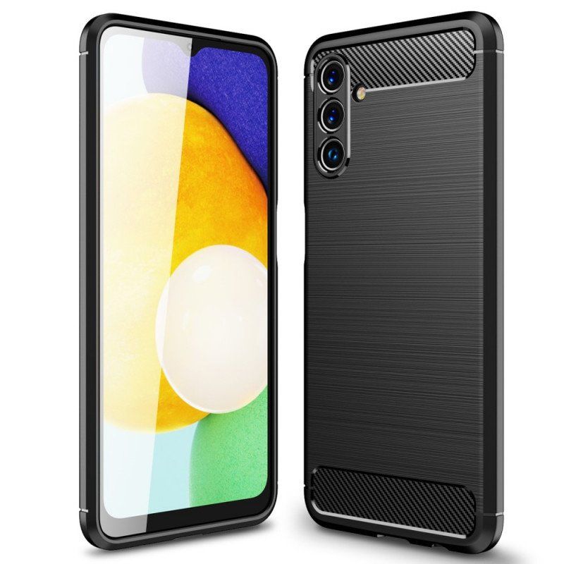 Etui do Samsung Galaxy A13 5G / A04s Szczotkowane Włókno Węglowe