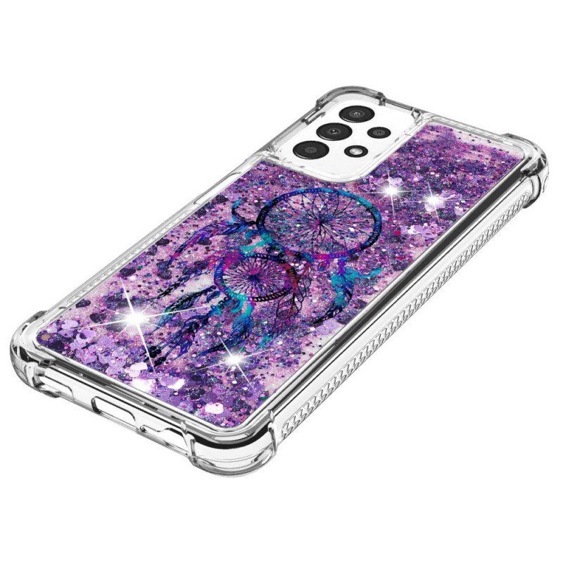 Etui do Samsung Galaxy A13 Brokatowy Łapacz Snów