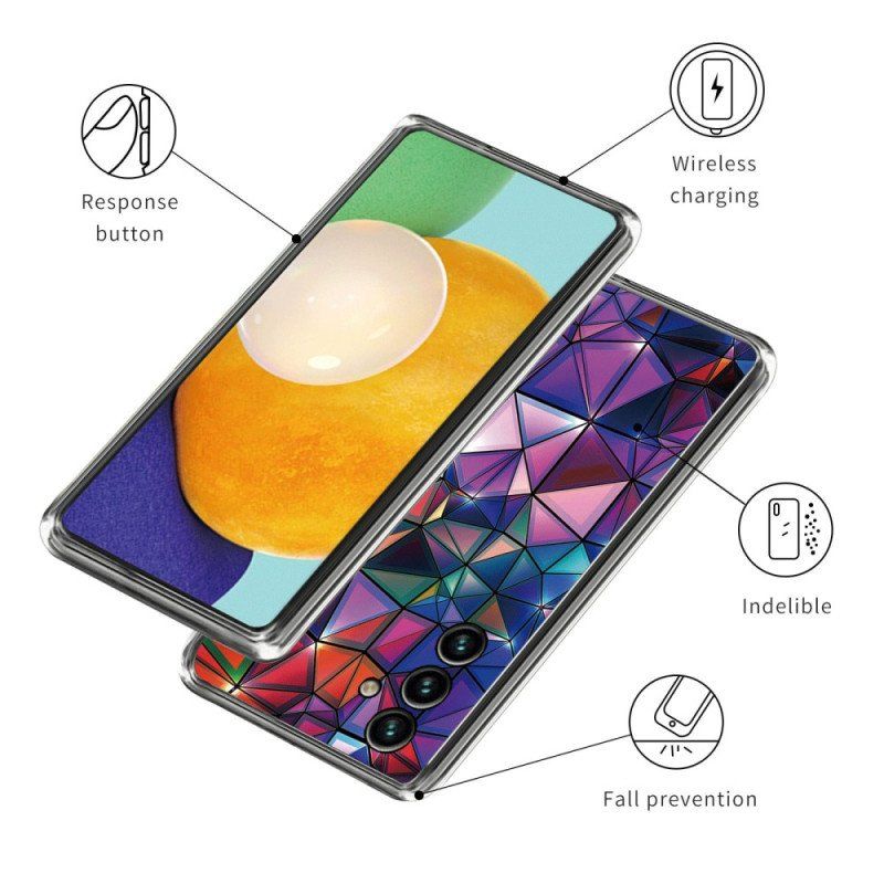 Etui do Samsung Galaxy A14 / A14 5G Elastyczna Geometria