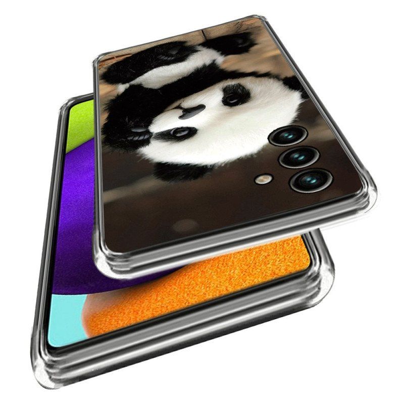 Etui do Samsung Galaxy A14 / A14 5G Elastyczna Panda