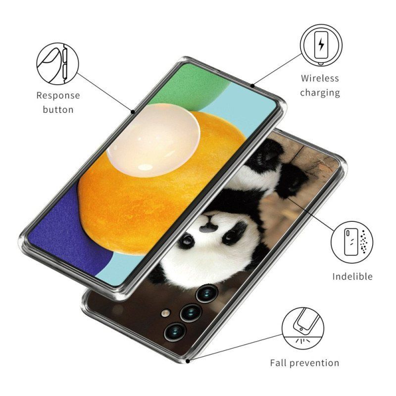 Etui do Samsung Galaxy A14 / A14 5G Elastyczna Panda