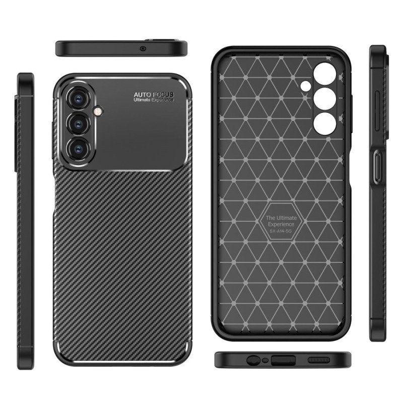 Etui do Samsung Galaxy A14 / A14 5G Elastyczne Włókno Węglowe