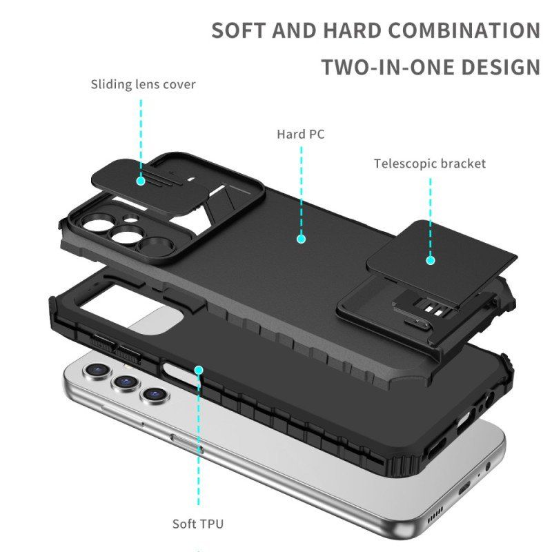 Etui do Samsung Galaxy A14 / A14 5G Pokrowiec Na Aparat Ze Stojakiem