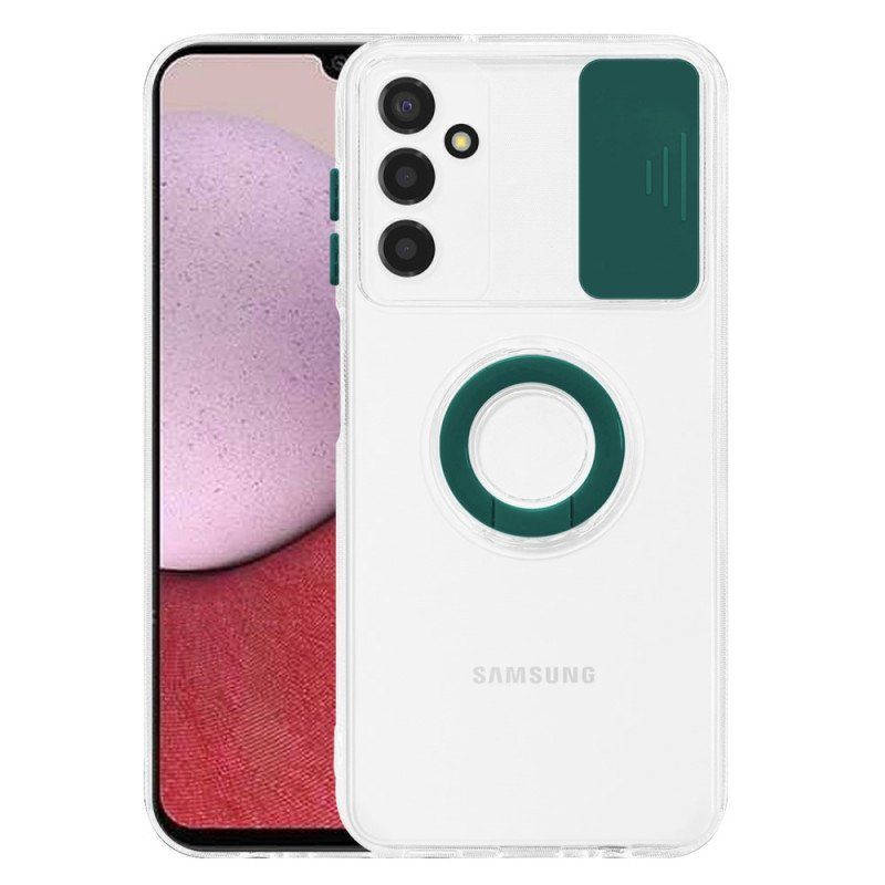 Etui do Samsung Galaxy A14 / A14 5G Przezroczysty Z Pierścieniem Podtrzymującym