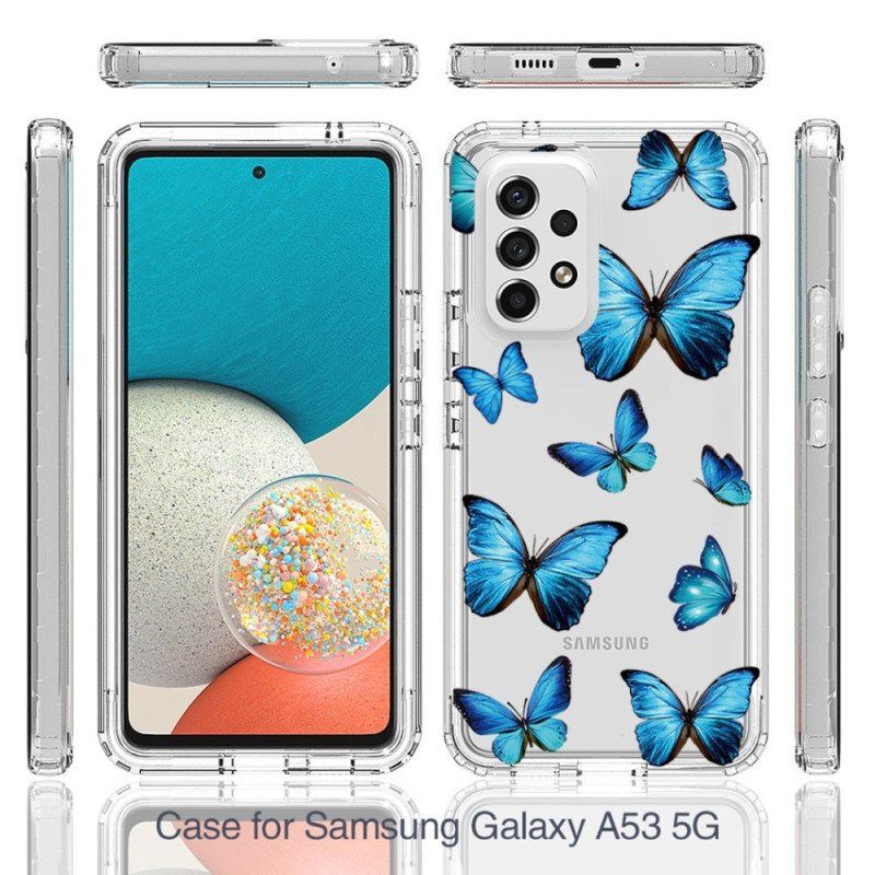 Etui do Samsung Galaxy A53 5G Bezszwowe Motyle