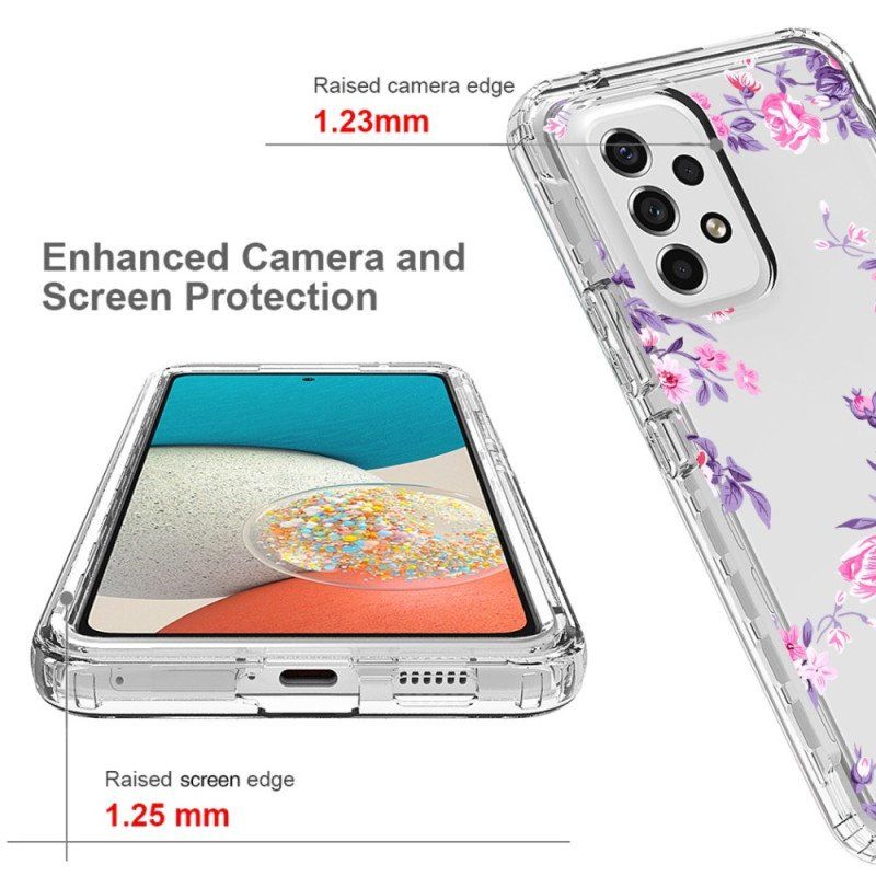 Etui do Samsung Galaxy A53 5G Bezszwowi Kwiaty