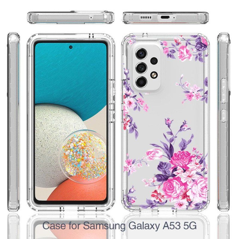 Etui do Samsung Galaxy A53 5G Bezszwowi Kwiaty