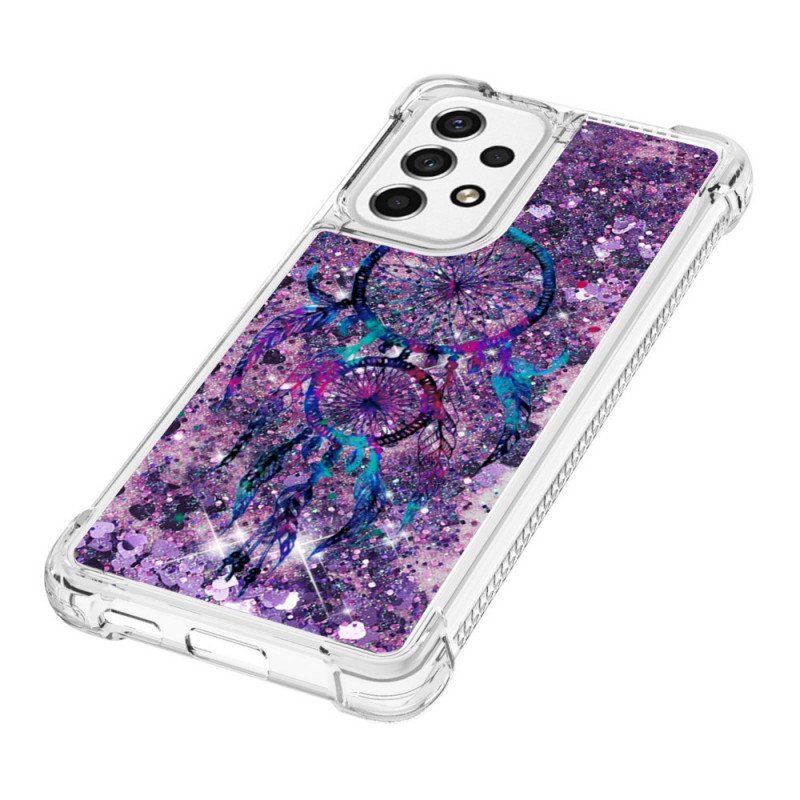 Etui do Samsung Galaxy A53 5G Brokatowy Łapacz Snów