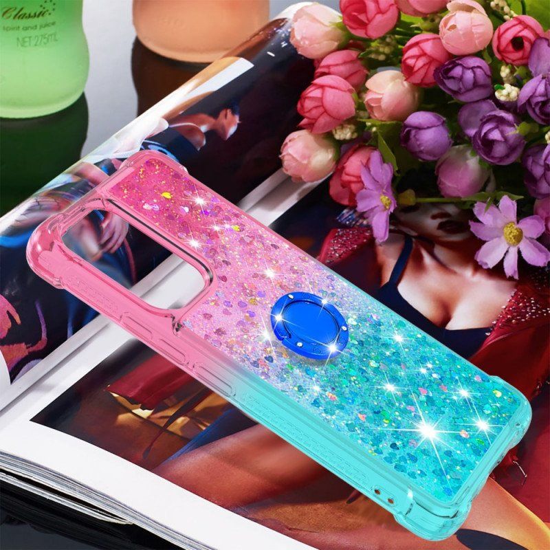 Etui do Samsung Galaxy A53 5G Brokatowy Pierścień-wspornik