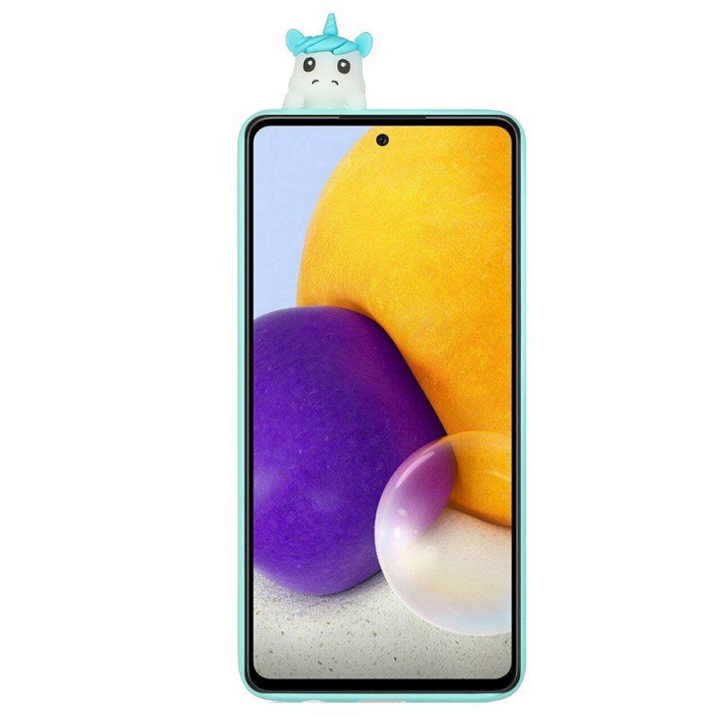 Etui do Samsung Galaxy A53 5G Jednorożce 3d