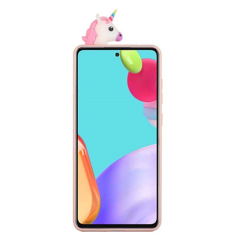 Etui do Samsung Galaxy A53 5G Jednorożec 3d