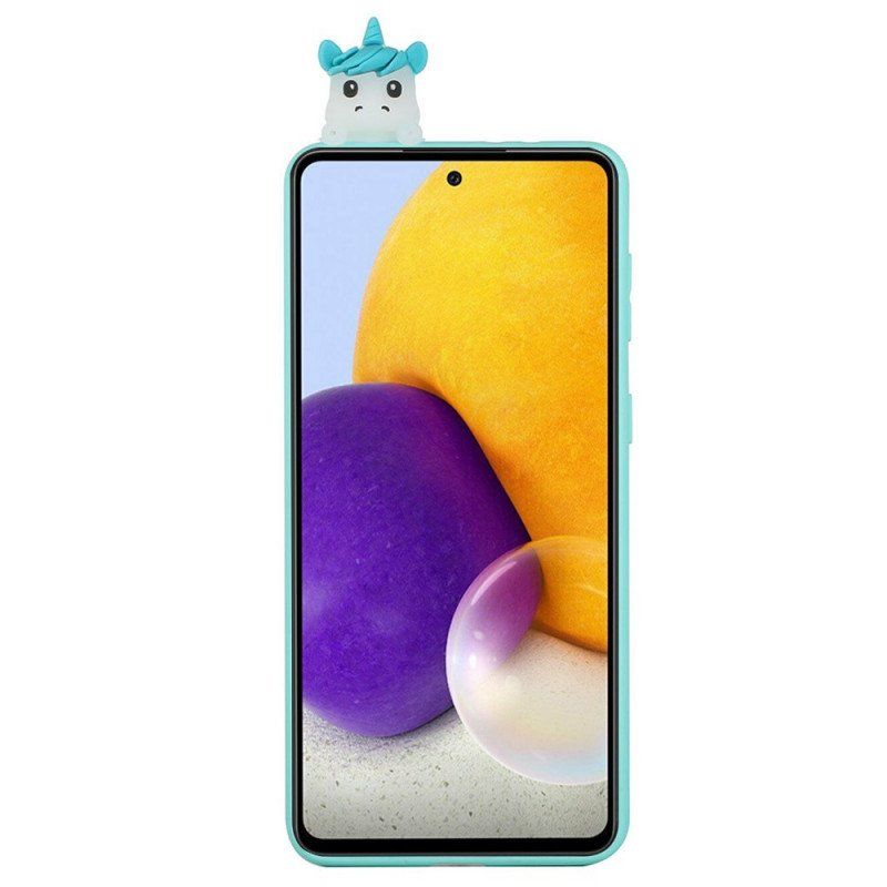 Etui do Samsung Galaxy A53 5G Jednorożec Zabawa 3d