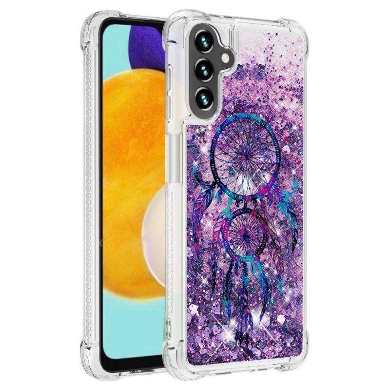 Etui do Samsung Galaxy A54 5G Brokatowy Łapacz Snów