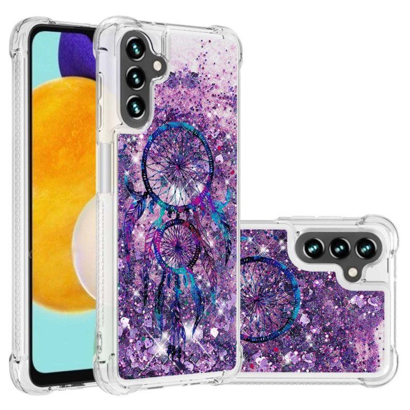 Etui do Samsung Galaxy A54 5G Brokatowy Łapacz Snów