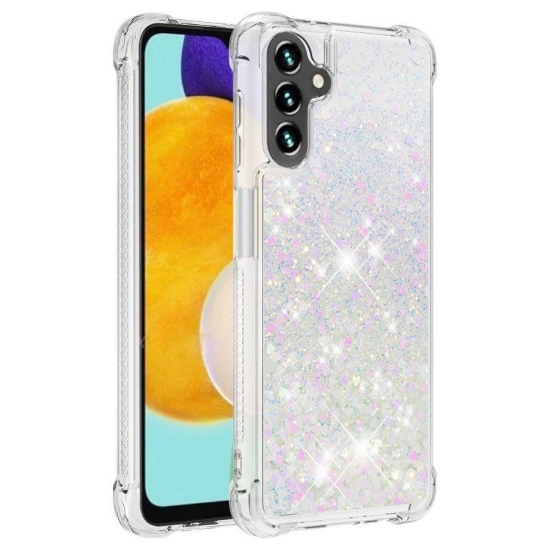 Etui do Samsung Galaxy A54 5G Pragnienia Cekiny