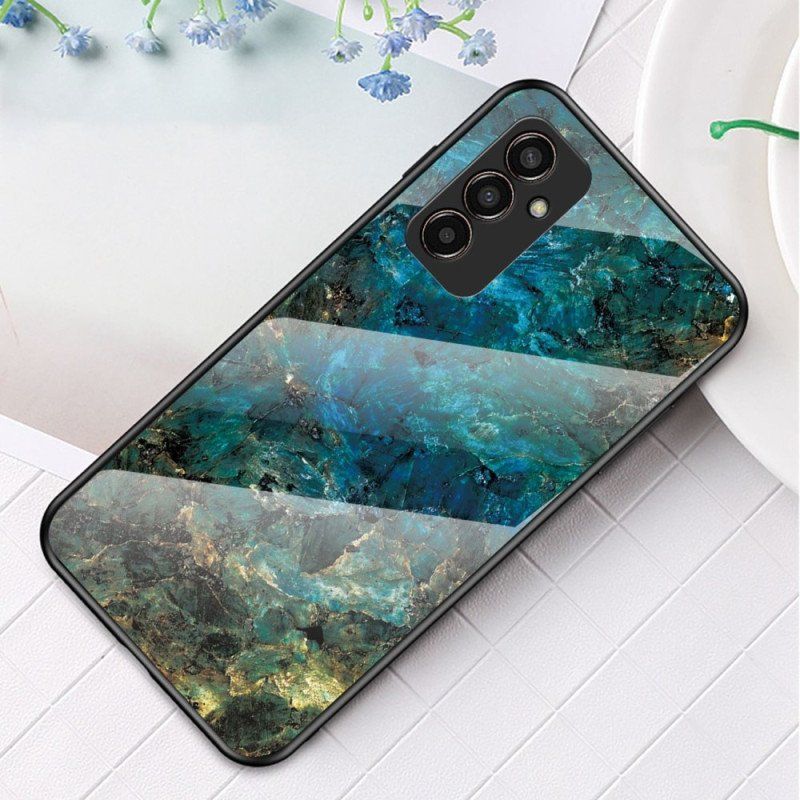 Etui do Samsung Galaxy M13 Marmurowe Szkło Hartowane