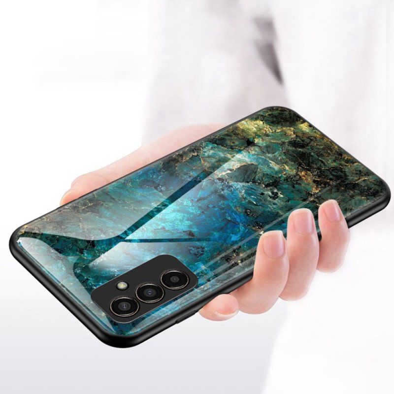 Etui do Samsung Galaxy M13 Marmurowe Szkło Hartowane