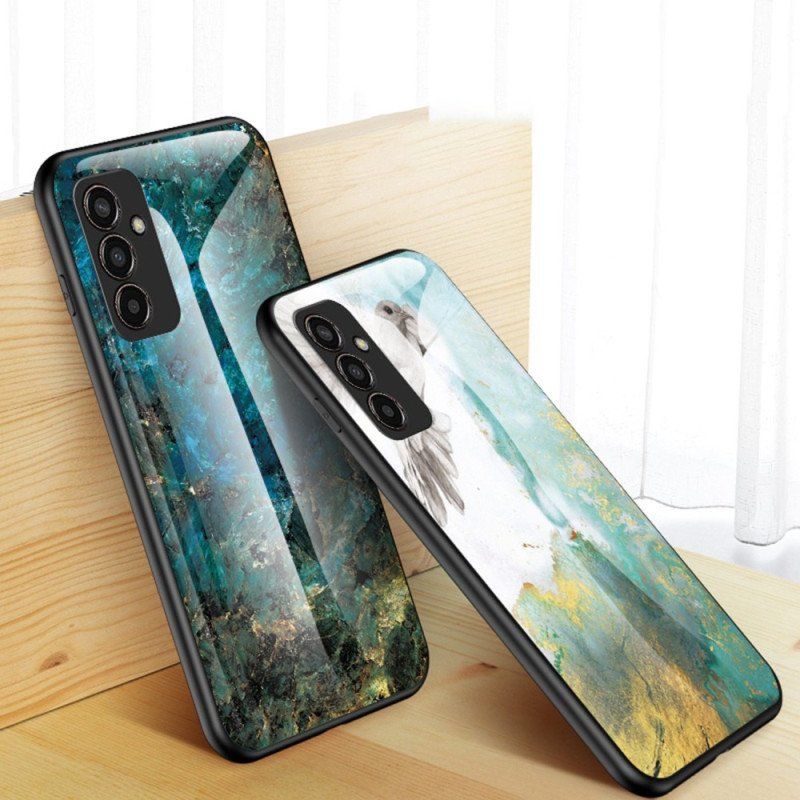 Etui do Samsung Galaxy M13 Marmurowe Szkło Hartowane