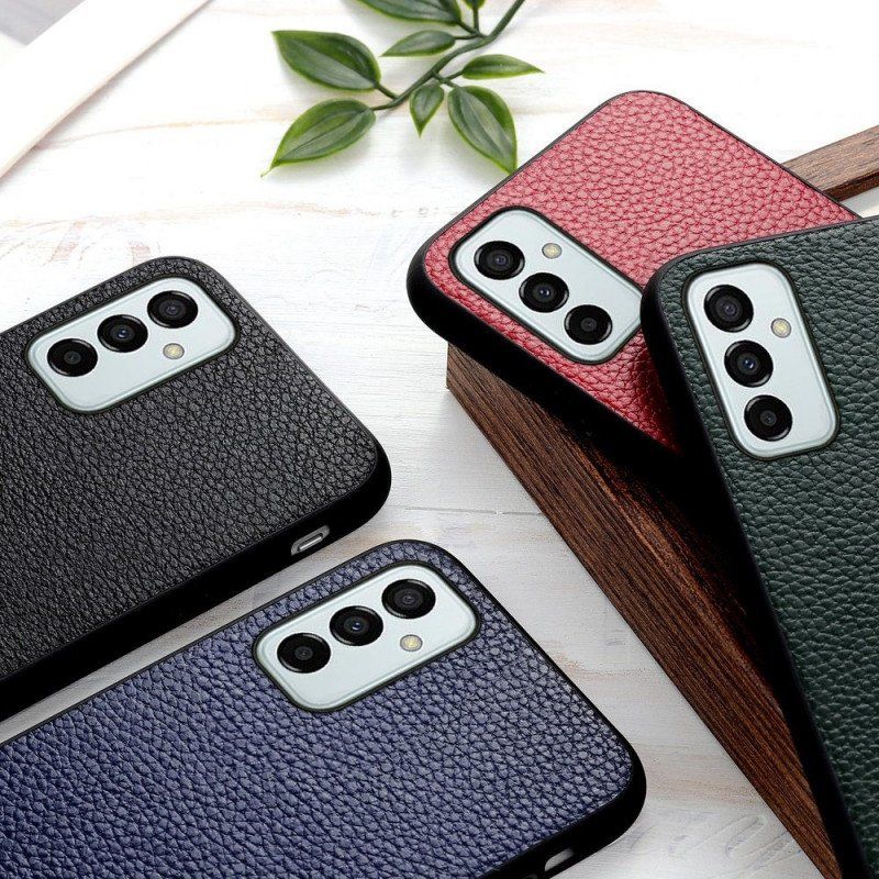 Etui do Samsung Galaxy M23 5G Prawdziwa Skóra Litchi