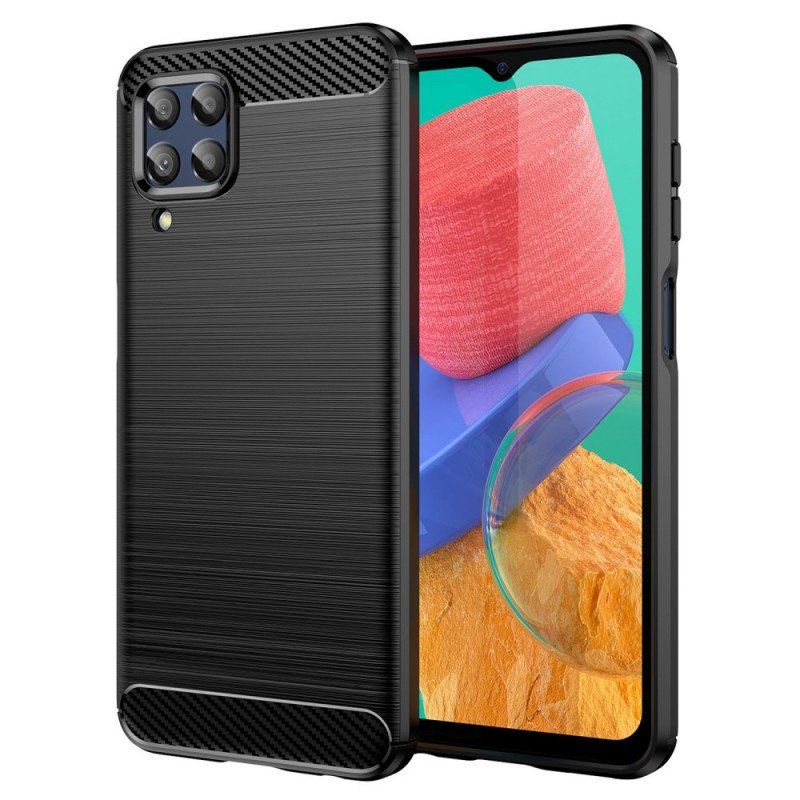 Etui do Samsung Galaxy M33 5G Szczotkowane Włókno Węglowe