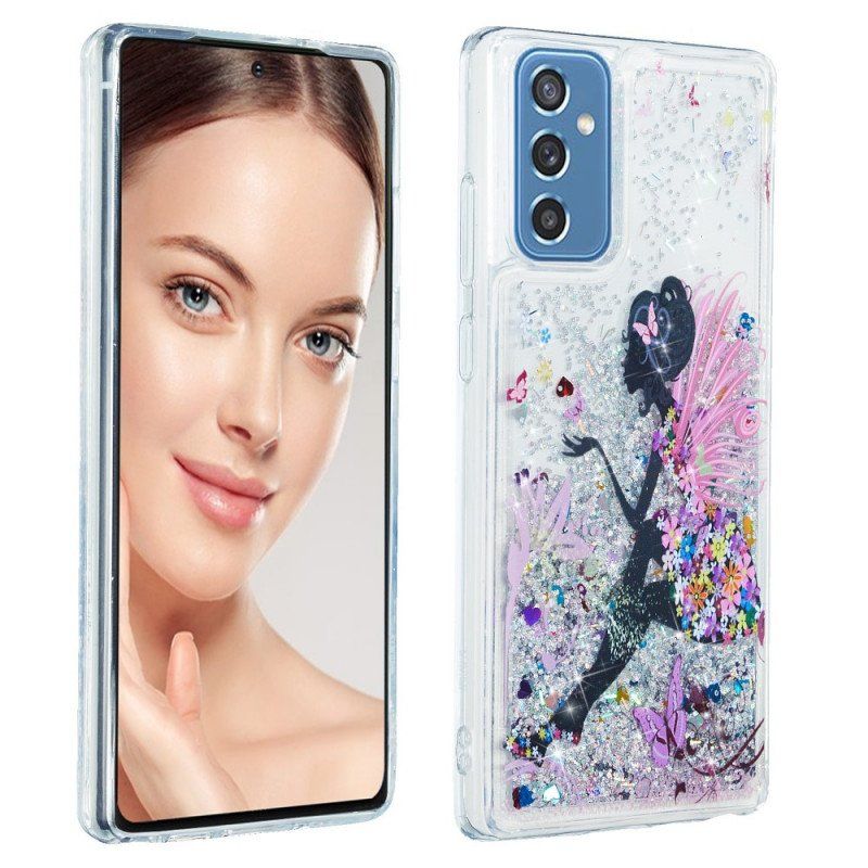 Etui do Samsung Galaxy M52 5G Cekiny Księżniczki