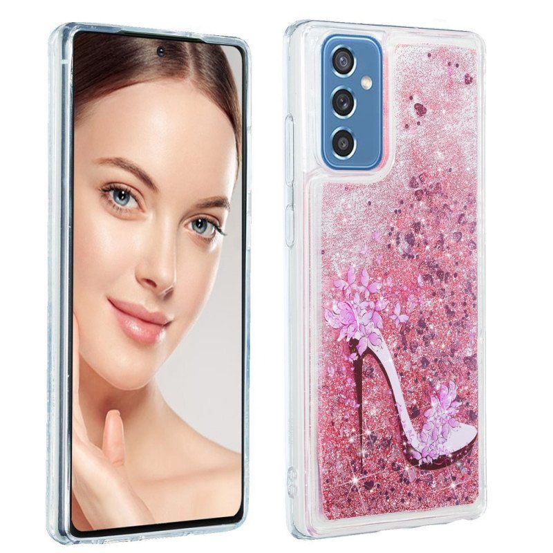 Etui do Samsung Galaxy M52 5G Lśniący Brokat