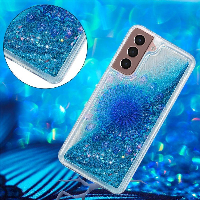 Etui do Samsung Galaxy S22 5G Brokatowa Mandala