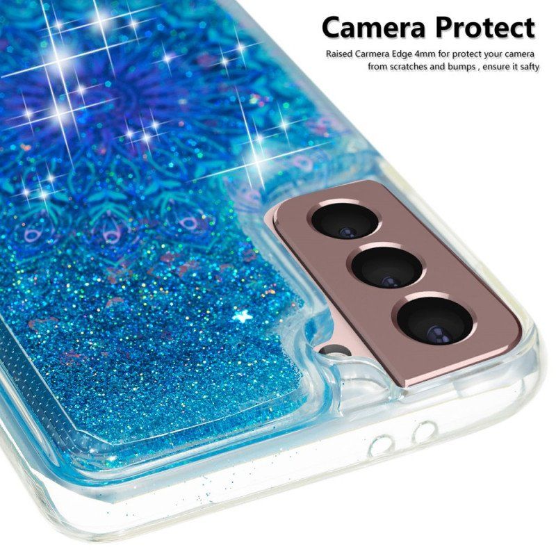 Etui do Samsung Galaxy S22 5G Brokatowa Mandala