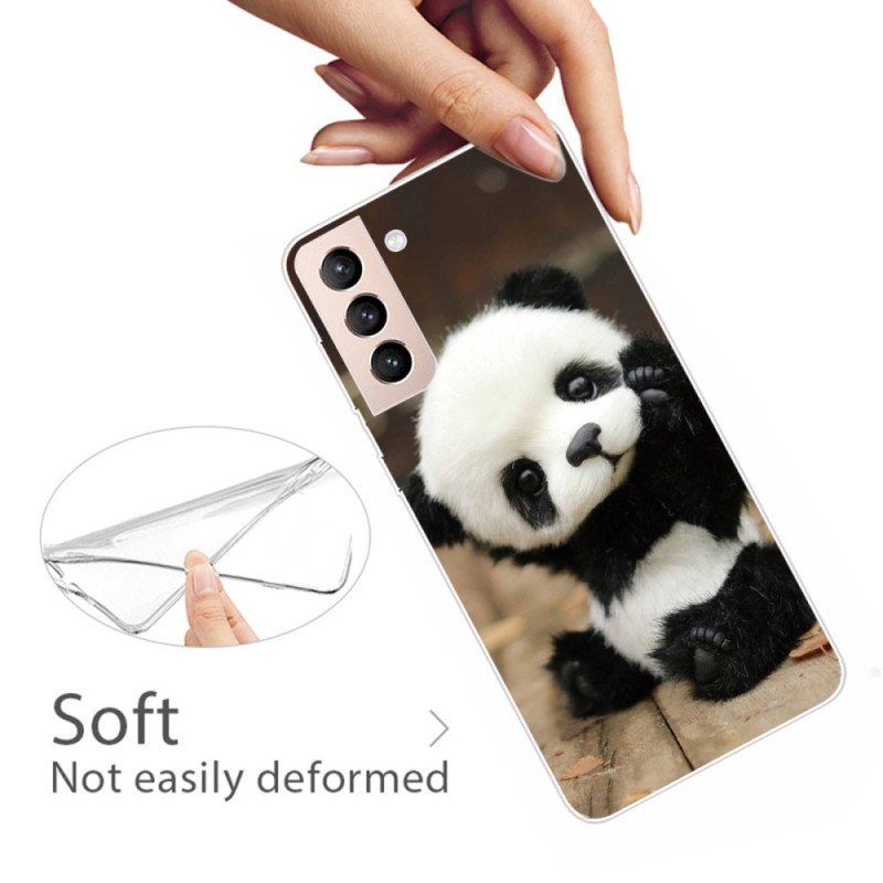 Etui do Samsung Galaxy S22 5G Elastyczna Panda