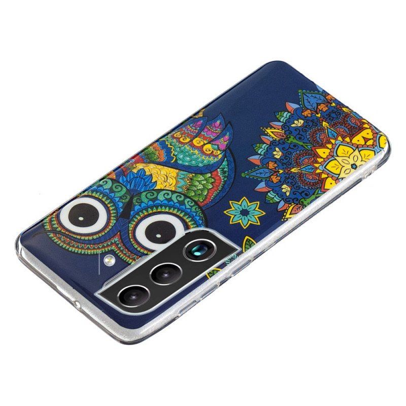 Etui do Samsung Galaxy S22 5G Fluorescencyjna Mandala Sowa