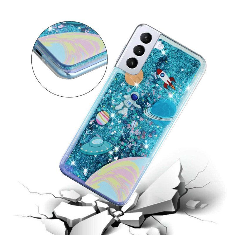 Etui do Samsung Galaxy S22 5G Kosmiczne Cekiny