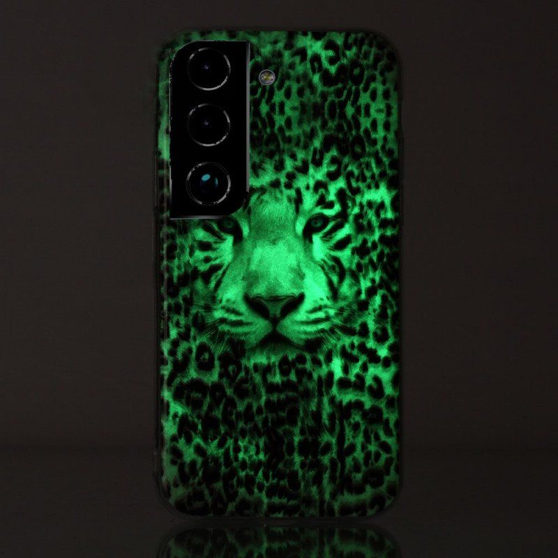 Etui do Samsung Galaxy S22 5G Lampart Fluorescencyjny