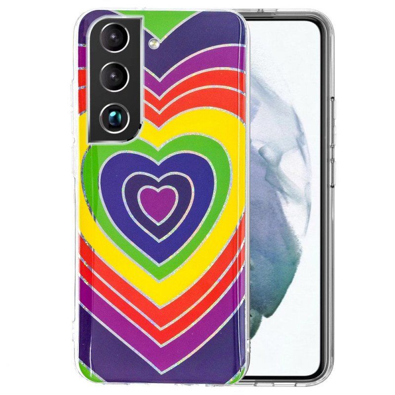 Etui do Samsung Galaxy S22 5G Psychodeliczne Serce