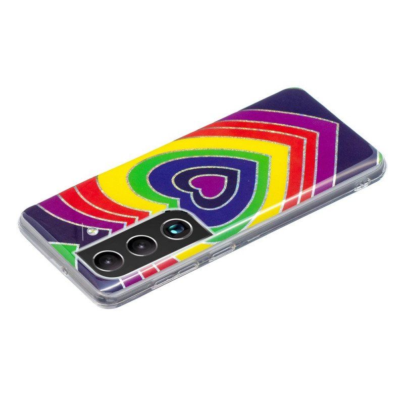 Etui do Samsung Galaxy S22 5G Psychodeliczne Serce