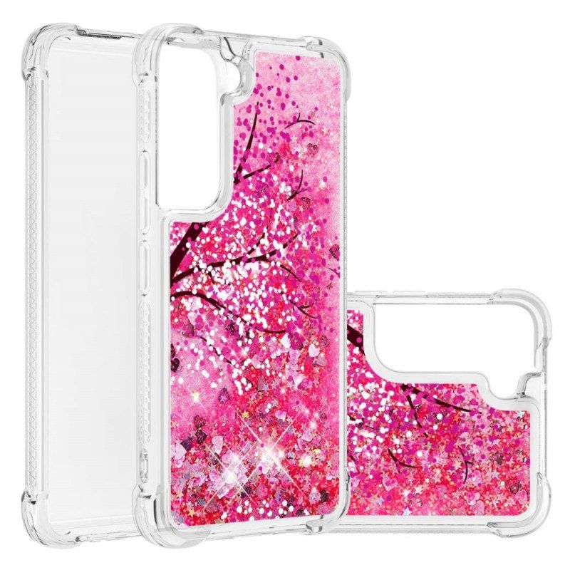 Etui do Samsung Galaxy S22 Plus 5G Brokatowe Drzewo