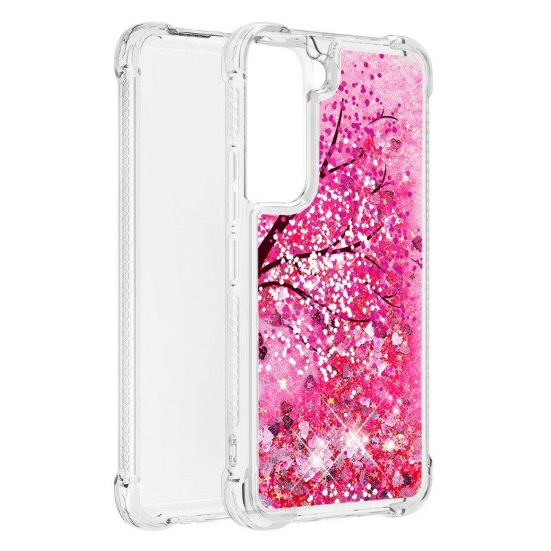 Etui do Samsung Galaxy S22 Plus 5G Brokatowe Drzewo