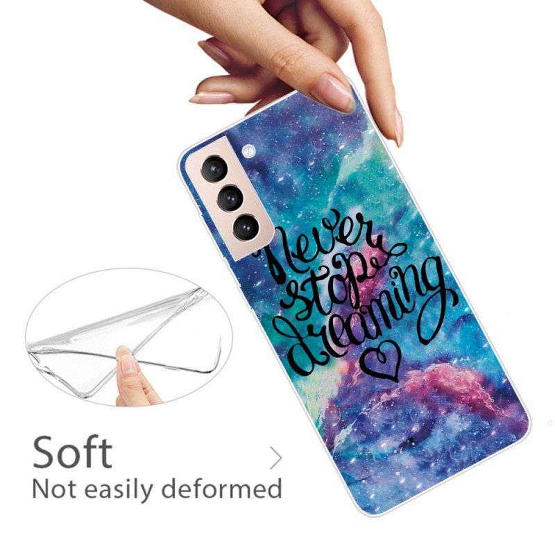 Etui do Samsung Galaxy S22 Plus 5G Nigdy Nie Przestawaj Marzyć