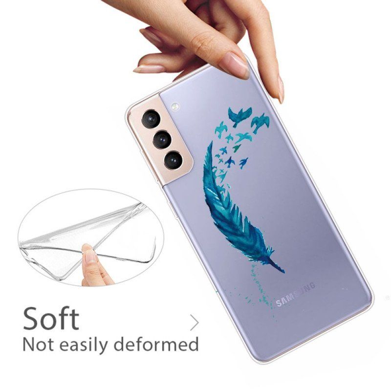 Etui do Samsung Galaxy S22 Plus 5G Piękne Piórko